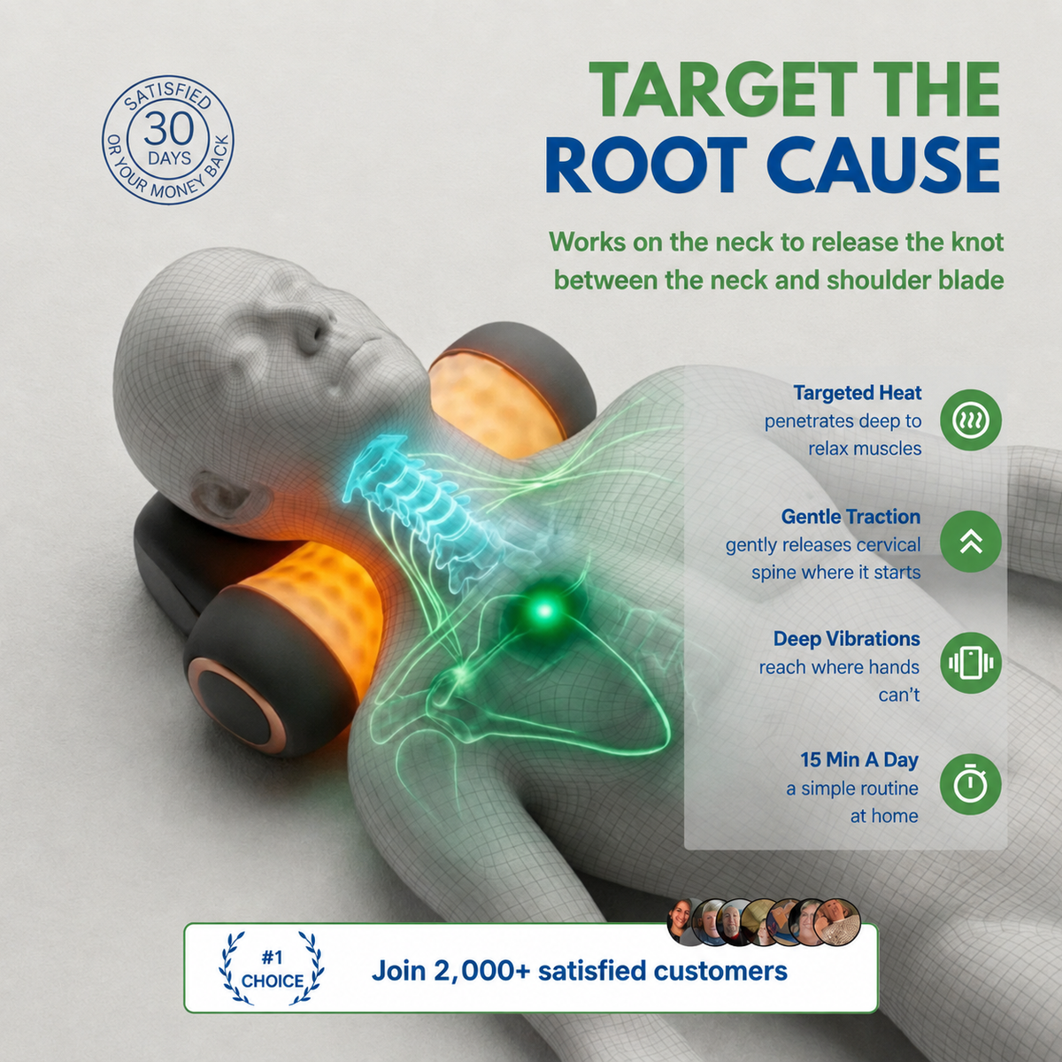 3-in-1 Cervical Massager