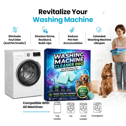 Deep-Cleaning Tablets for Washing Machines