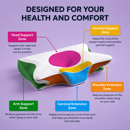 Ergonomic Memory Foam Pillow