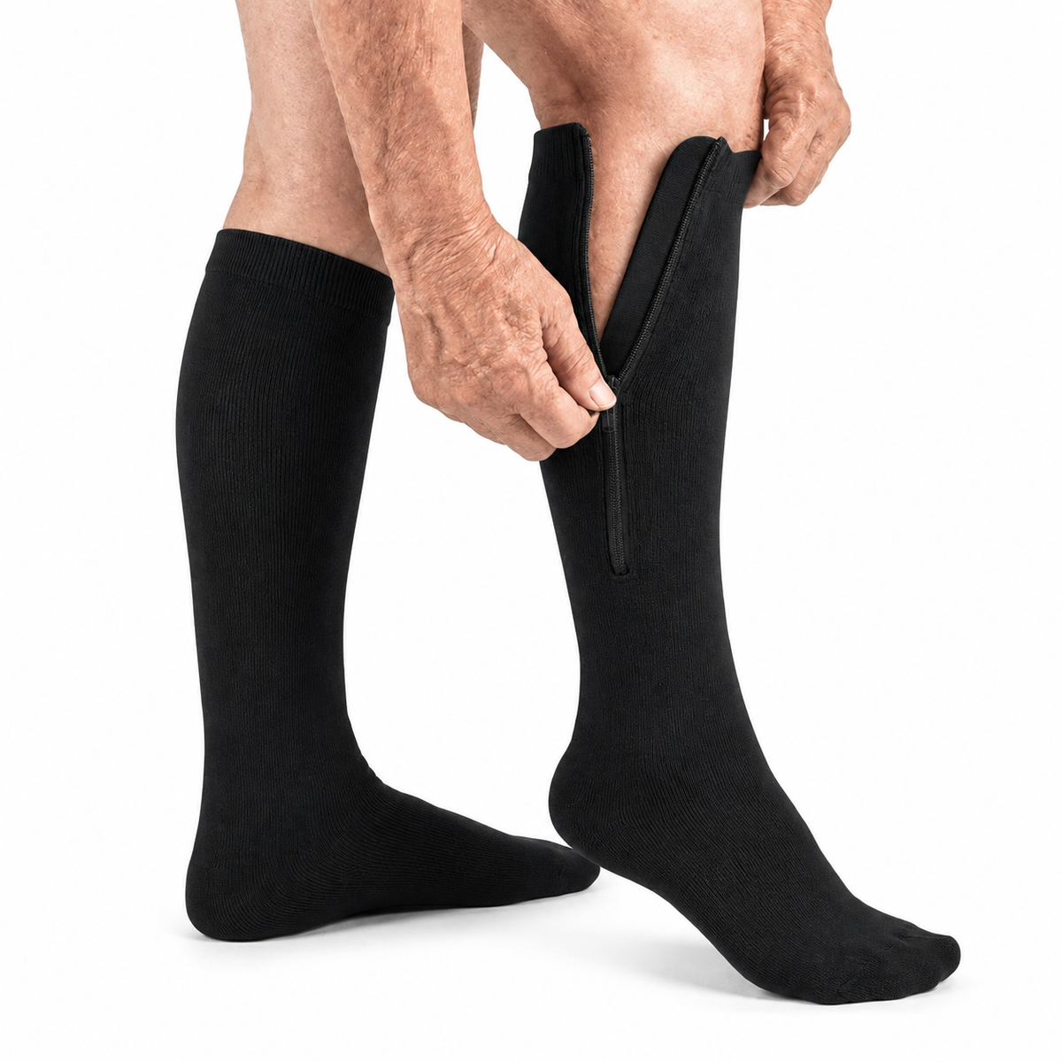 Zipper Compression Socks